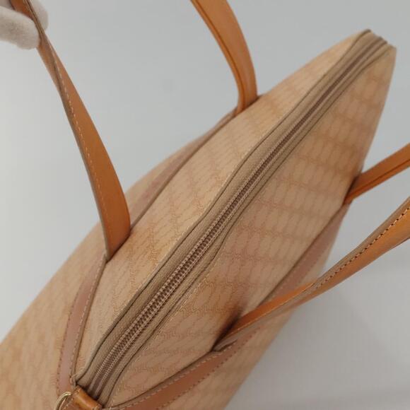 CELINE Macadam Canvas Hand Bag Pvc 2ay Beige Gold - Picture 6 of 13